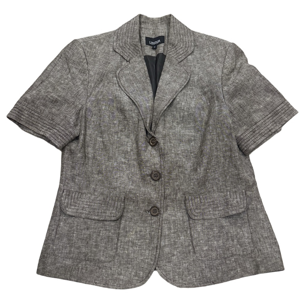 Lindor linen blend Short Sleeve Blazer